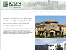 Tablet Screenshot of iconrealtyservices.com